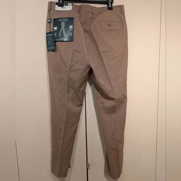 Ralph Lauren Men's Norton Pant Beige Dress Pants NWT SIZE 34W/30L